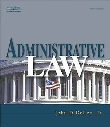 Cover Administrative Law / John D. DeLeo