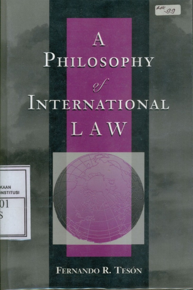 Cover Philosophy of International Law / Fernando R. Teson