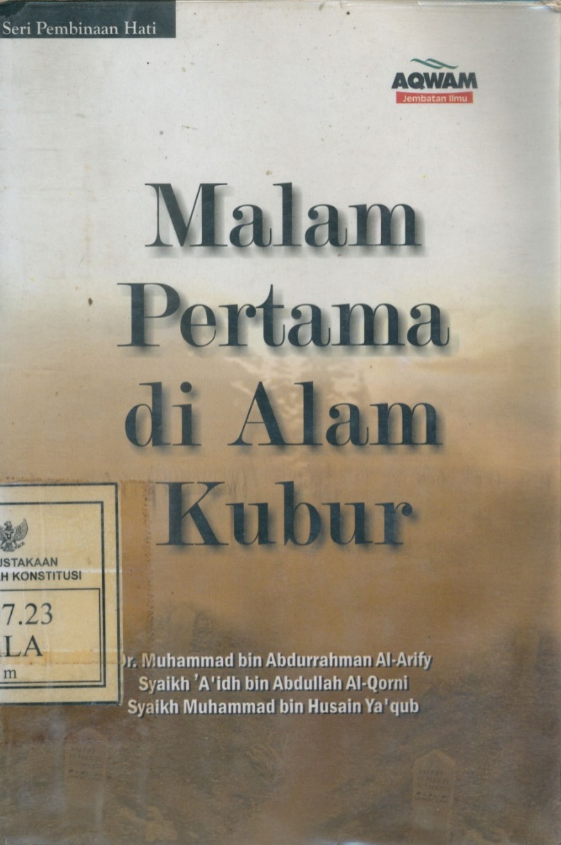 Cover Malam Pertama di Alam Kubur / Muhammad Abdurrahman Al-Arify [et al.]