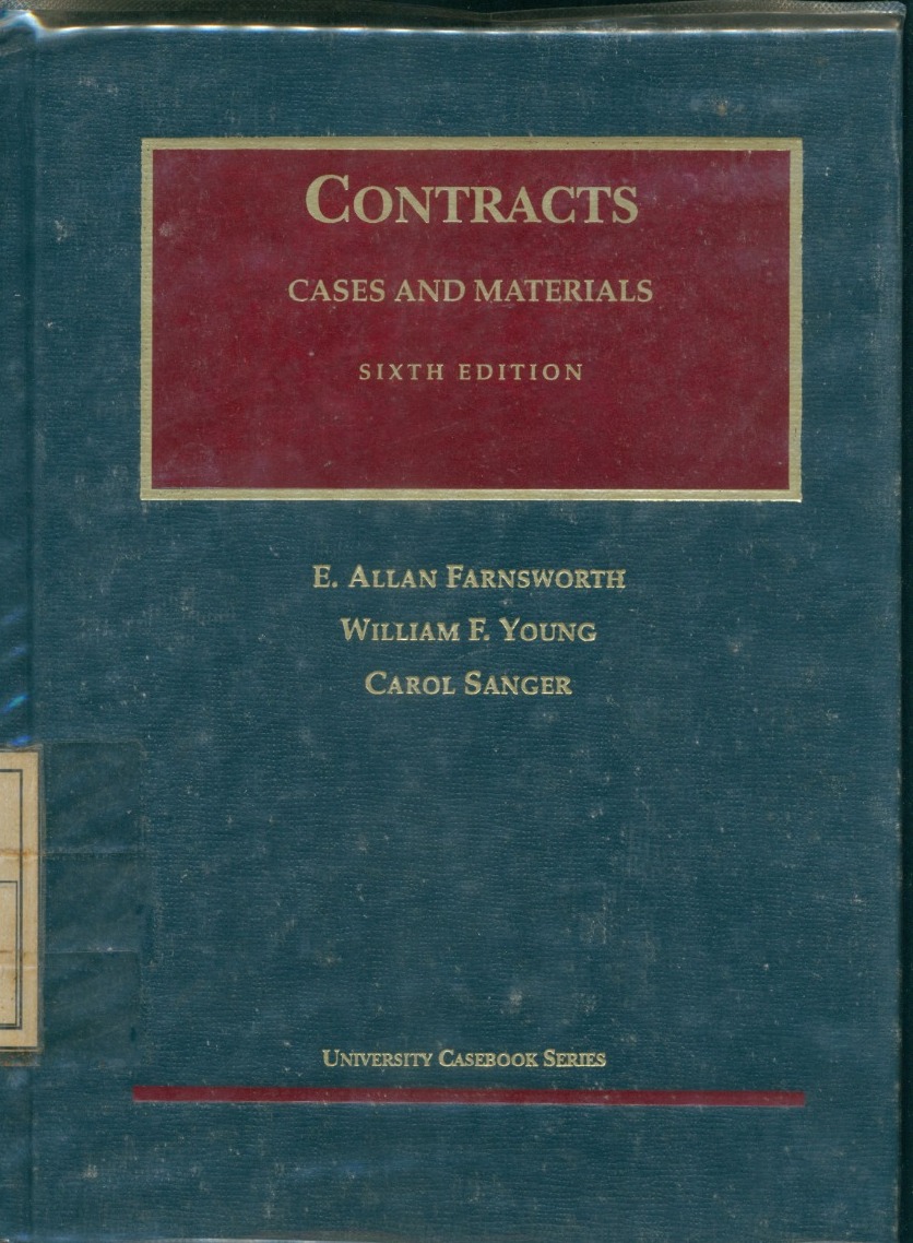 Cover Contracts :  Cases and Materials / Allan Farnsworth, , and Carol Sanger