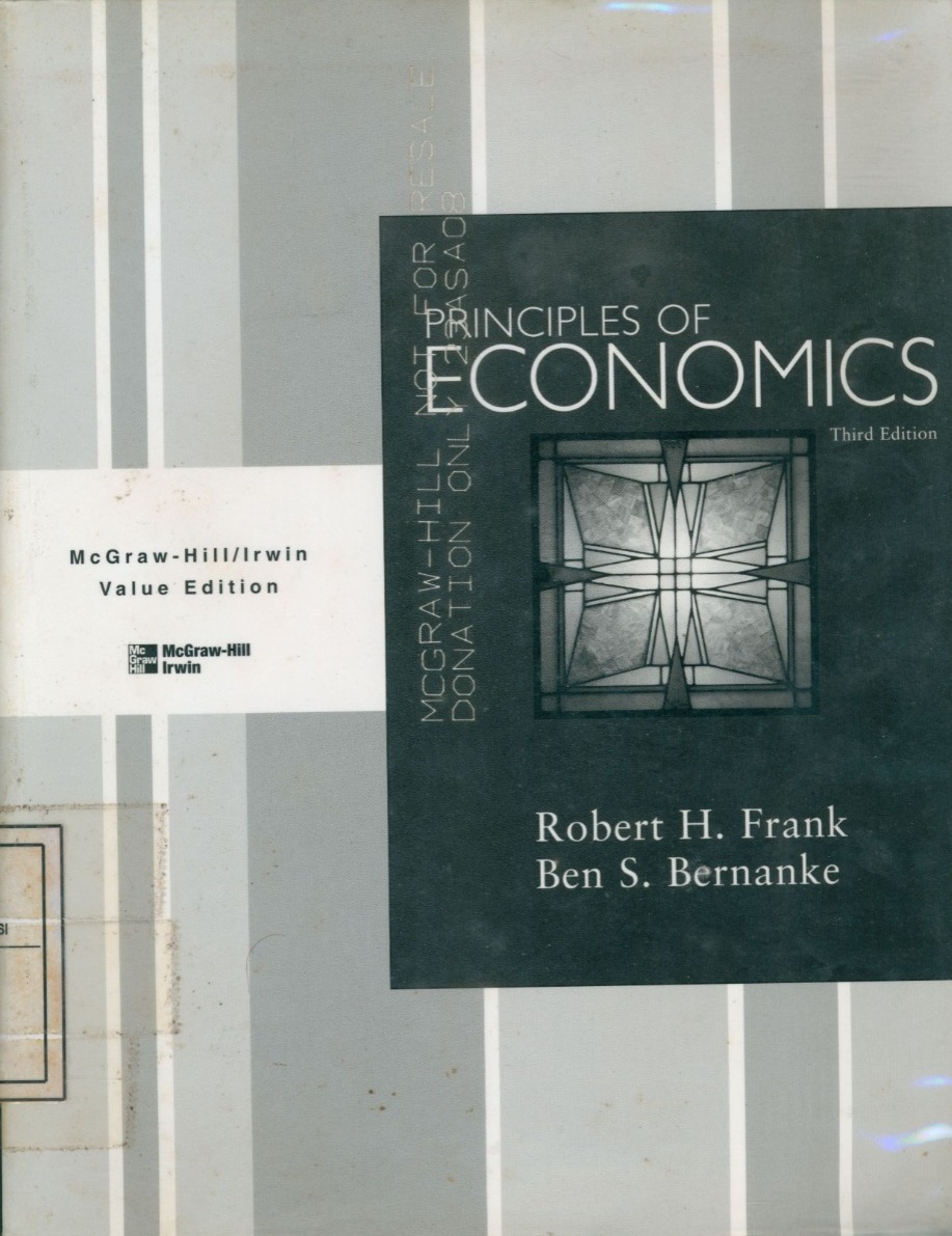 Cover Principles of Economics / Robert H. Frank