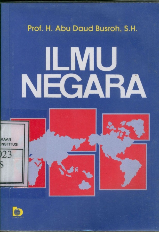 Cover Ilmu Negara / Abu Daud Busroh