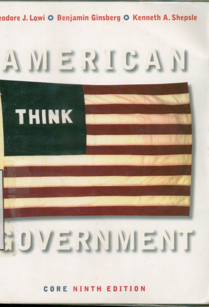 Cover American government :  freedom and power / Theodore J. Lowi