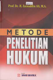 Cover Metode Penelitian Hukum / Zainuddin Ali