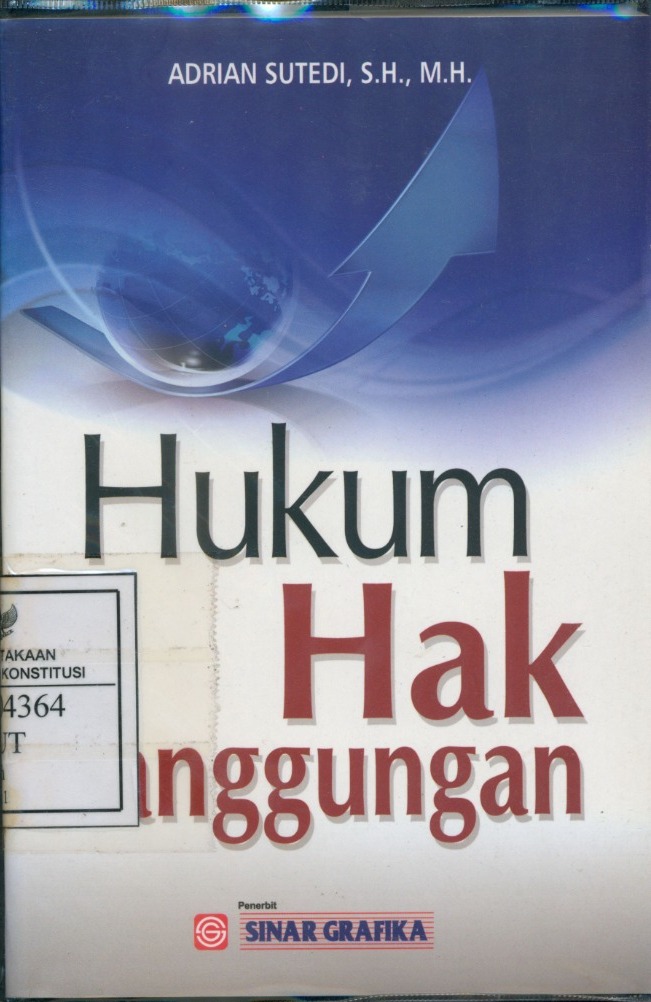 Cover Hukum hak tanggungan
