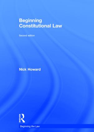 Cover Beginning Constitutional Law / Nick Howard