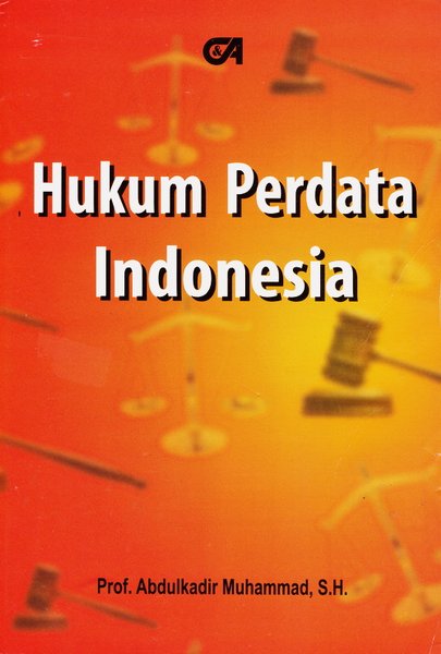 Cover Hukum Perdata Indonesia / Abdulkadir Muhammad